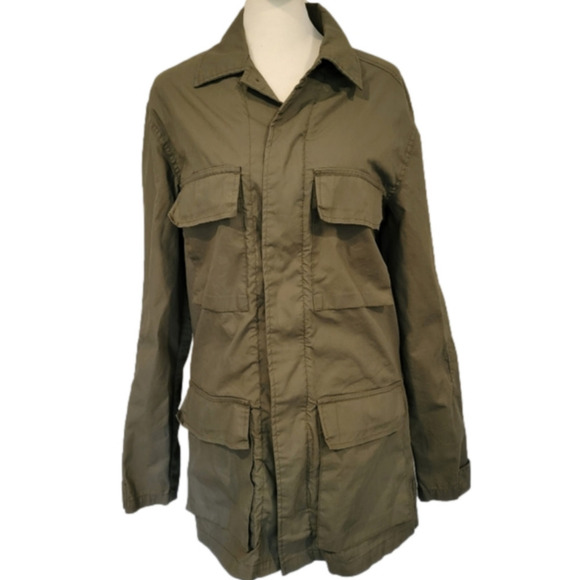 Weatherproof Vintage Army Green Lightweight Utility Jacket Size S - Picture 3 of 15